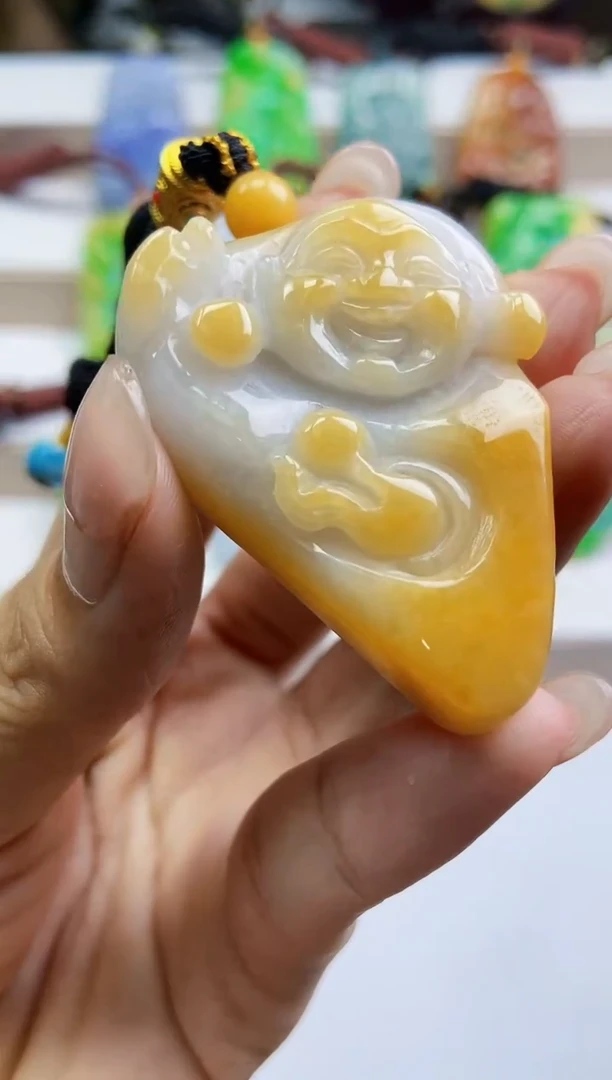 颈饰未镶嵌翡翠翡翠A货