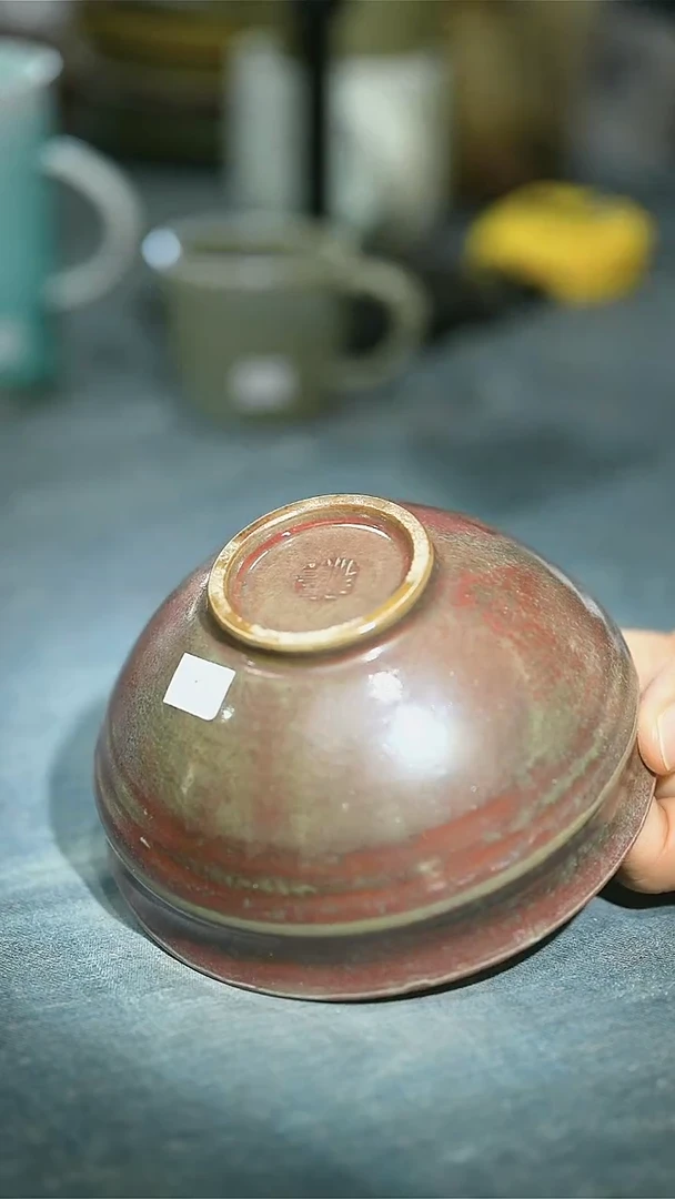 【闪购商品】碗浪鬼柴烧釉绘柴烧