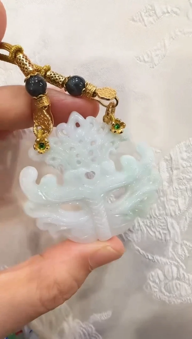 颈饰未镶嵌翡翠国风