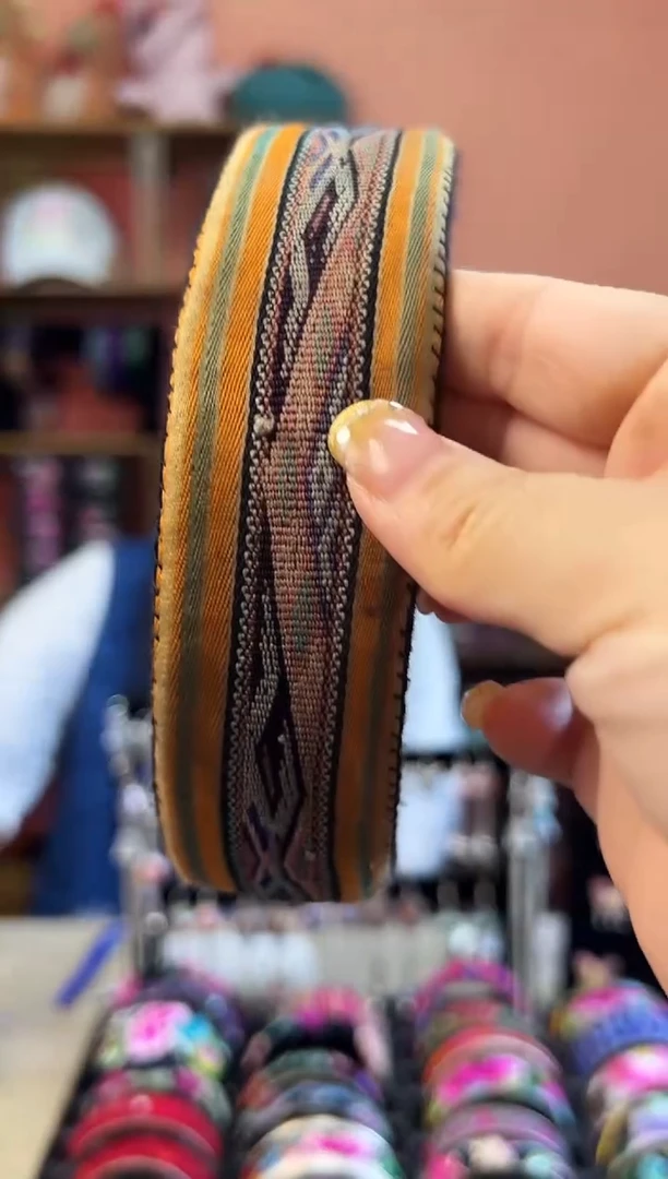 织绣艺枝独绣老绣饰品1119