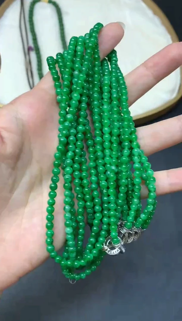 颈饰未镶嵌翡翠W486|61000