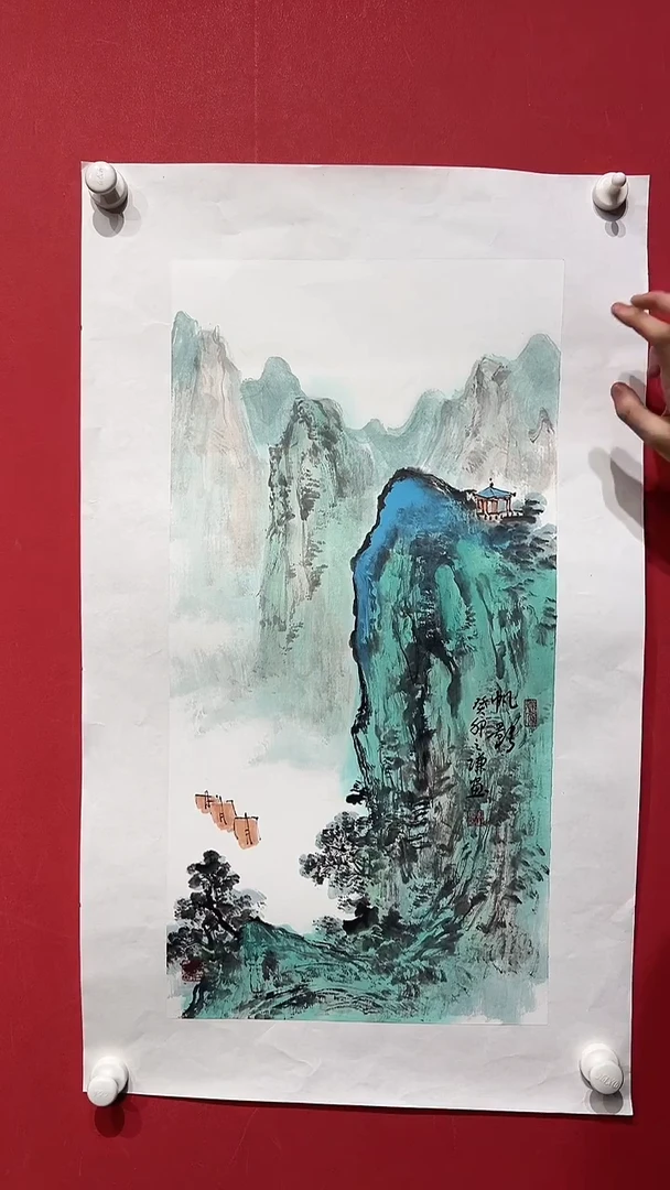 国画陈之谦-2平尺-国画