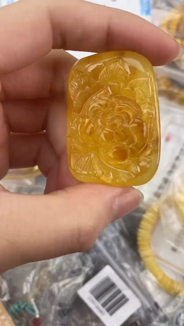 裸石琥珀未镶嵌天然琥珀蜜蜡