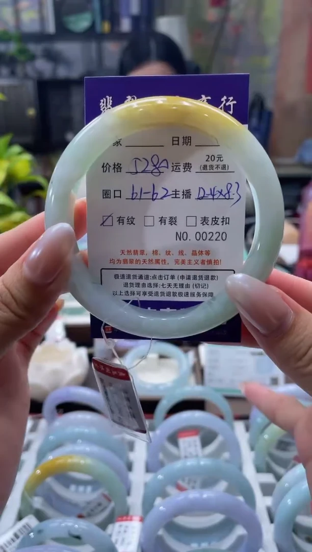 未镶嵌手镯翡翠220*****