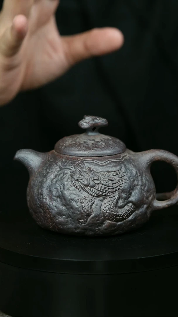 茶壶紫砂啊*H2286邵毅隐龙供春