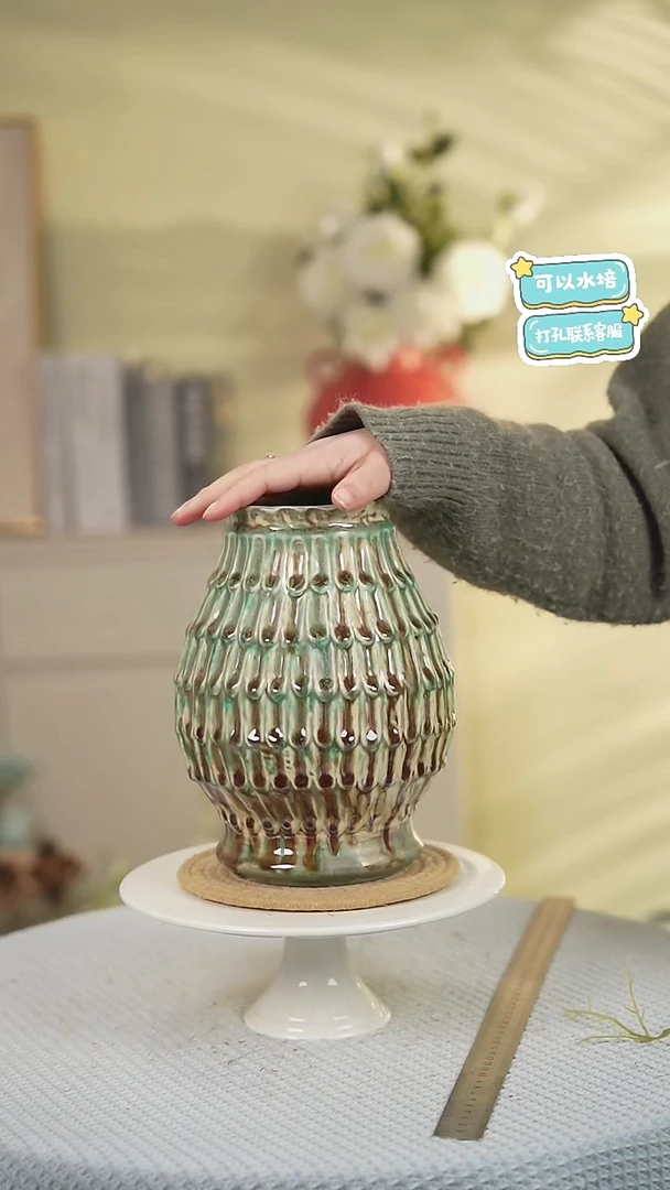 景德镇高温陶瓷花瓶摆件