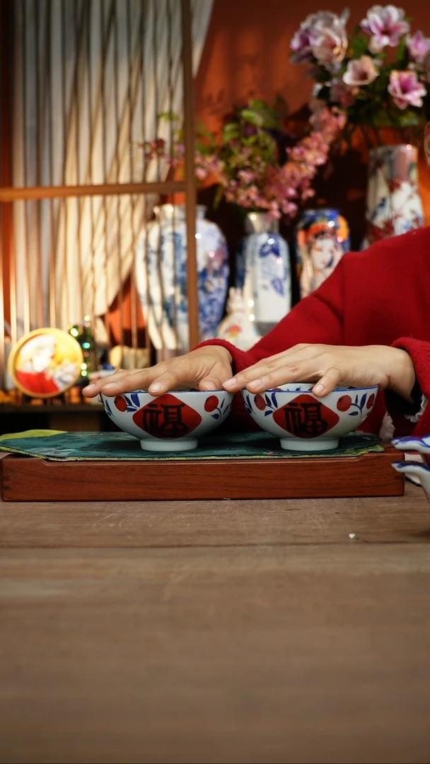 【简家甄选】景德镇设计师釉下手绘陶瓷