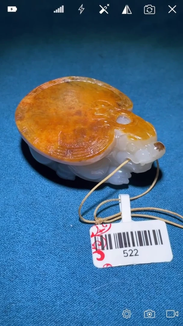 【闪购商品】和田玉BH522未镶嵌龙龟手把件