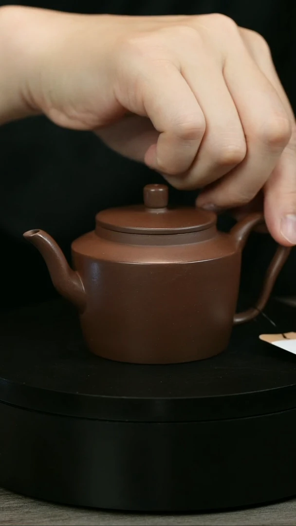 茶壶紫砂爱**东H1675周卓琴光素笠帽