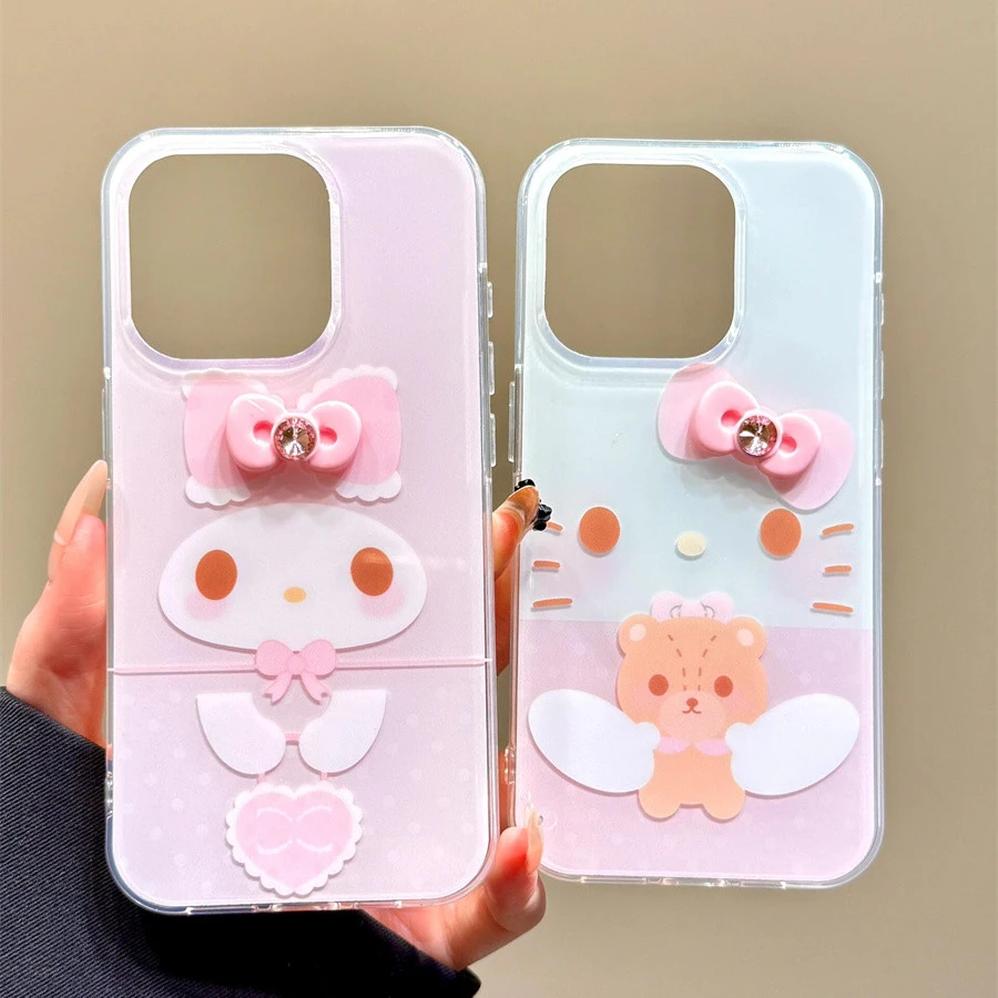 抱心美乐蒂适用苹果华为vivo小米oppo女款iphone15/16/14荣耀壳