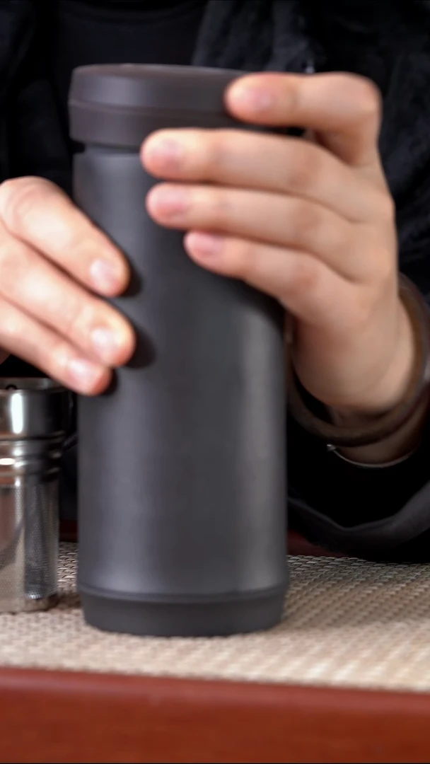 茶杯紫砂一节竹紫砂杯