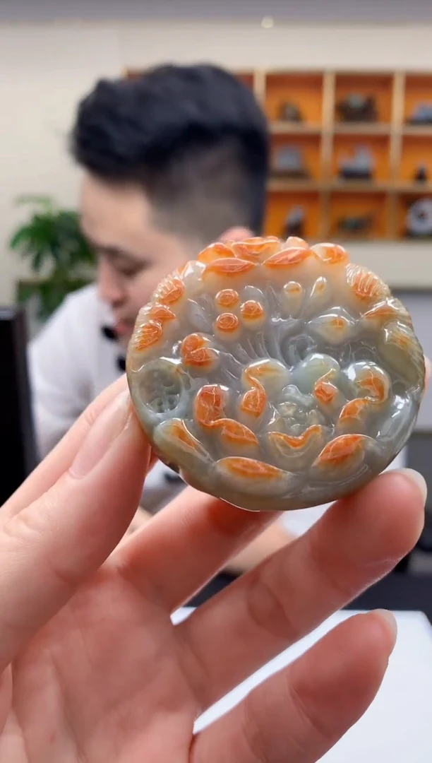 定制翡翠未镶嵌1032ry-毛货挂件5