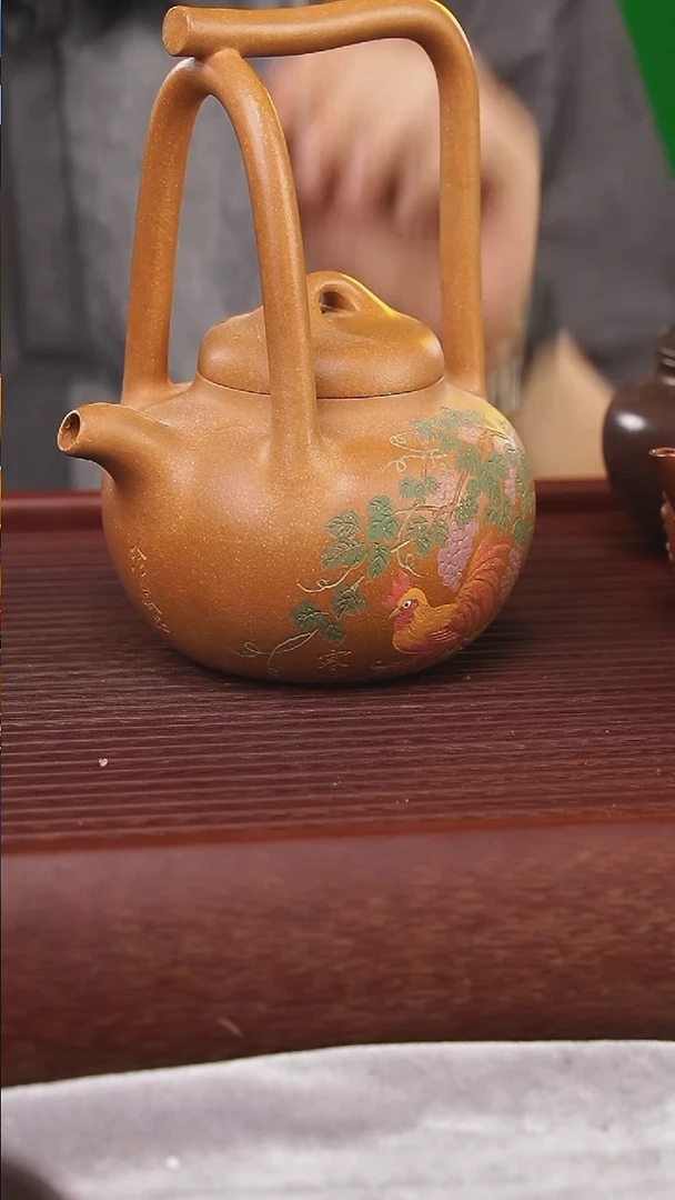 茶壶紫砂300cc顾氏手工紫砂