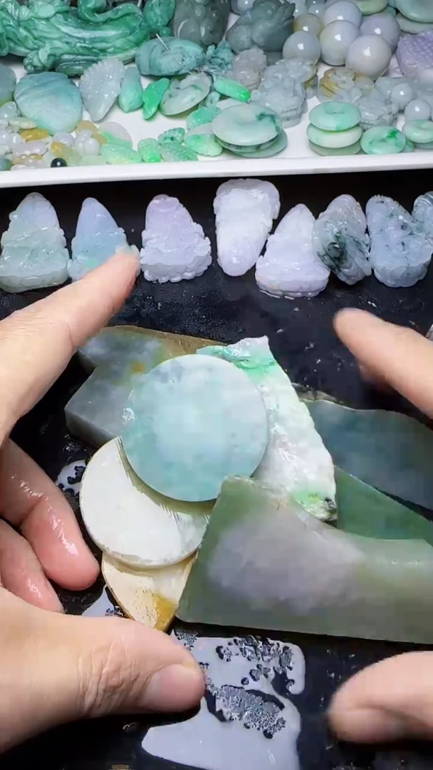 未镶嵌挂件翡翠一*041