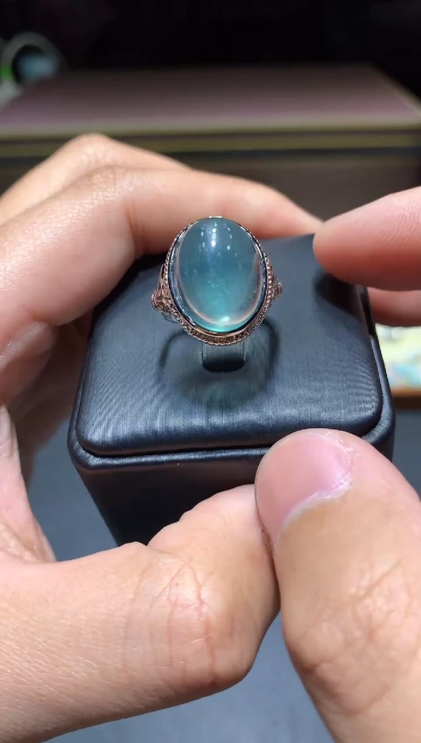 【闪购商品】萤石戒指未镶嵌G91【所见即所得】