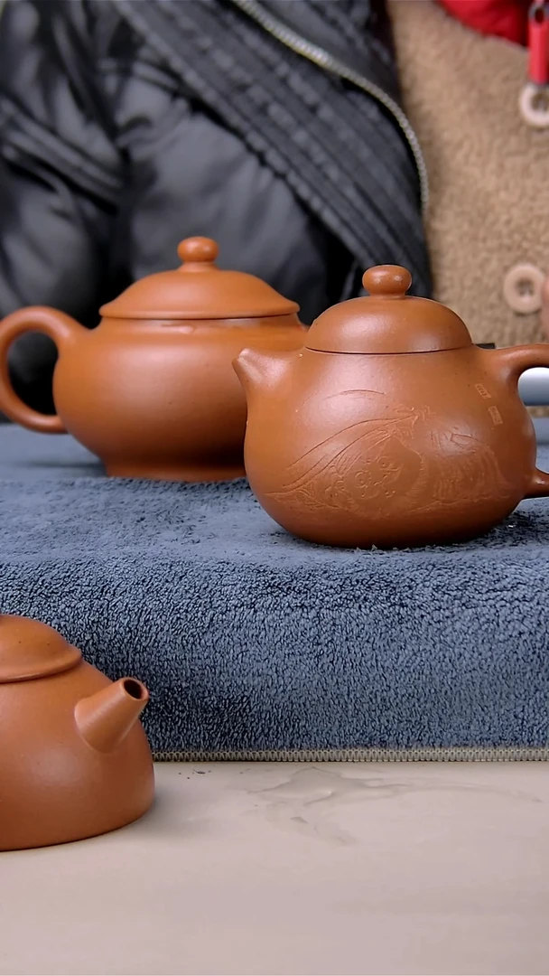 【闪购商品】清水泥茶壶170文旦老红泥