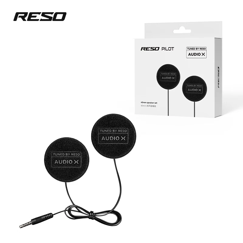 Reso Pilot 摩托头盔蓝牙耳机 45mm喇叭单元适用于reso pro/neo