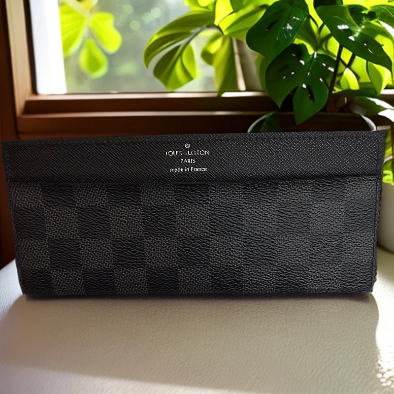 95新 LouisVuitton/路易威登 黑棋盘格卡包  1176 1832