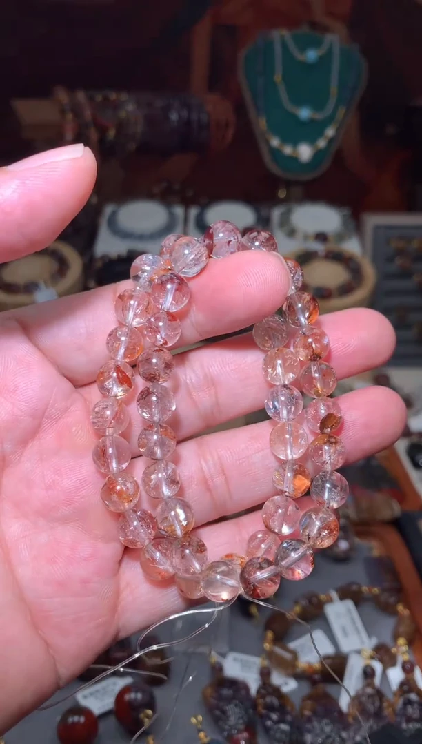 未镶嵌珠宝半成品水晶闪灵8mm+手串多样性发其一