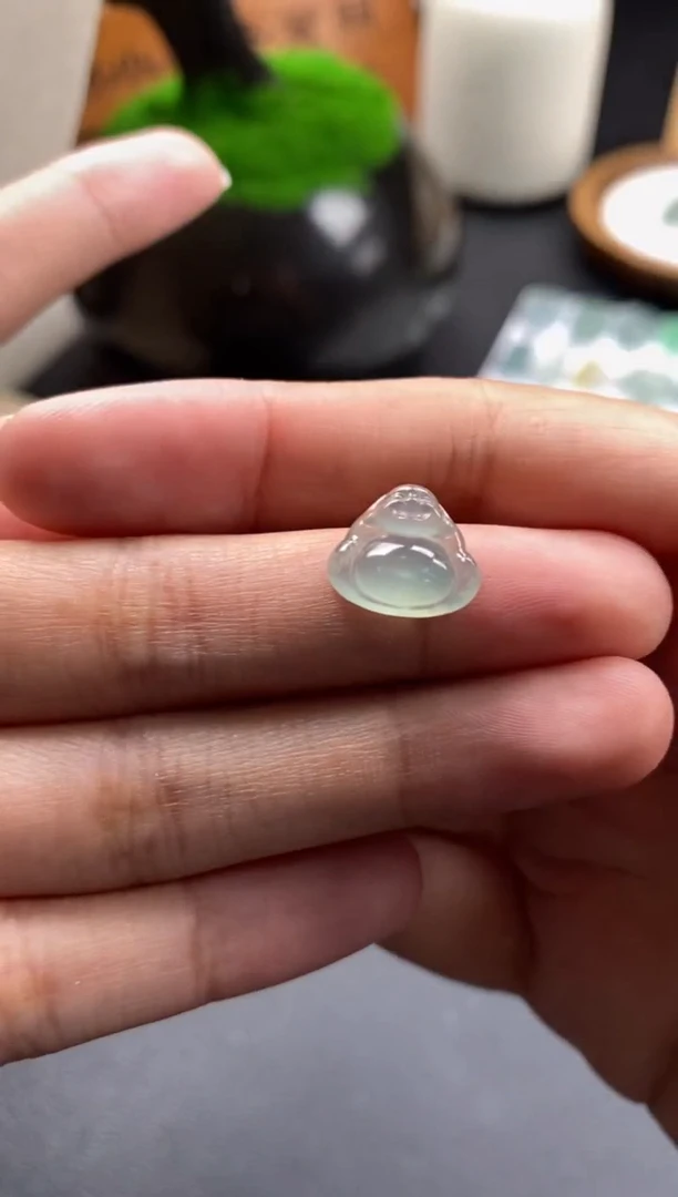颈饰未镶嵌翡翠翡翠冰种佛公