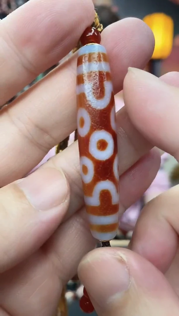 玛瑙/玉髓项链未镶嵌七眼吊坠