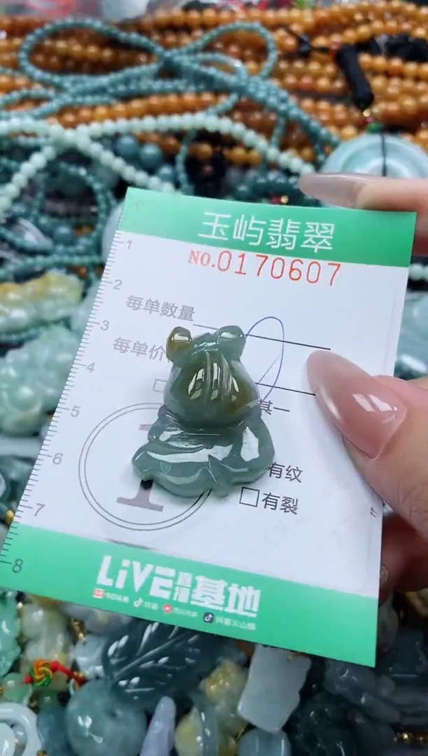 翡翠未镶嵌颈饰闪购0170607