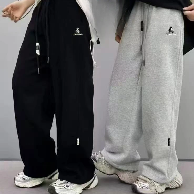 青【K001-200】春秋季中大童卫衣卫裤休闲青少年裤子长袖宽松运动裤