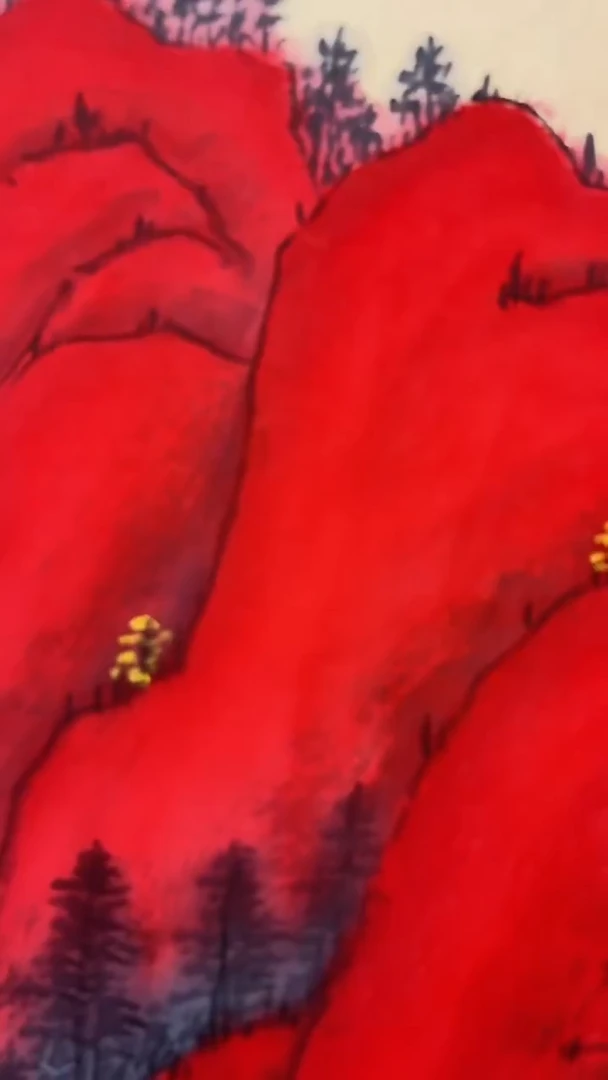 国画王炳杰手绘绘画作品5-13