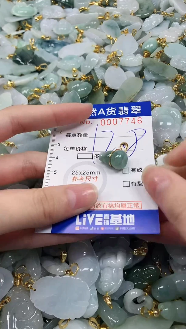 颈饰未镶嵌翡翠天然a货翡翠