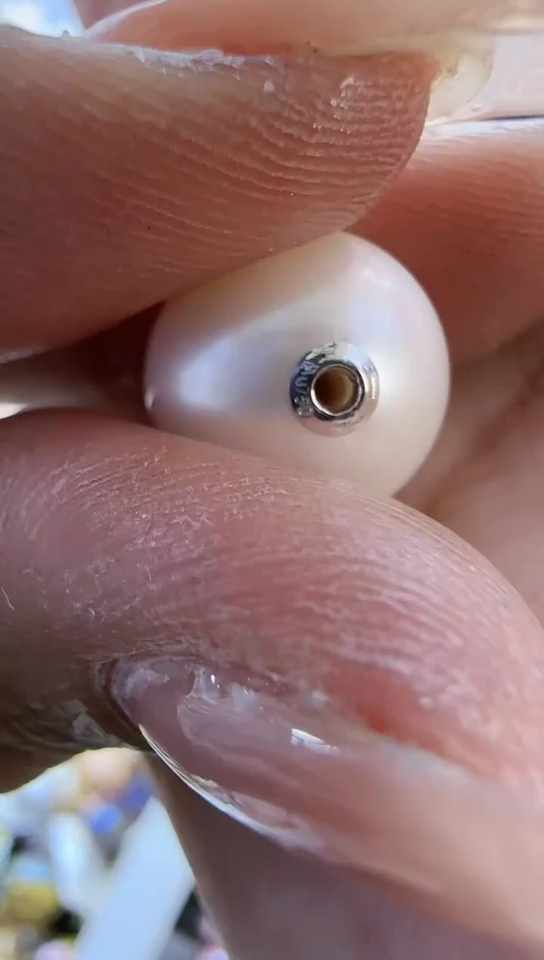 【闪购商品】淡水珍珠吊坠《不含链》18K金镶嵌363