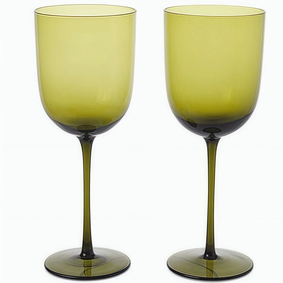ferm LIVING HOST玻璃红酒白葡萄酒杯水杯烈酒杯（两支装）