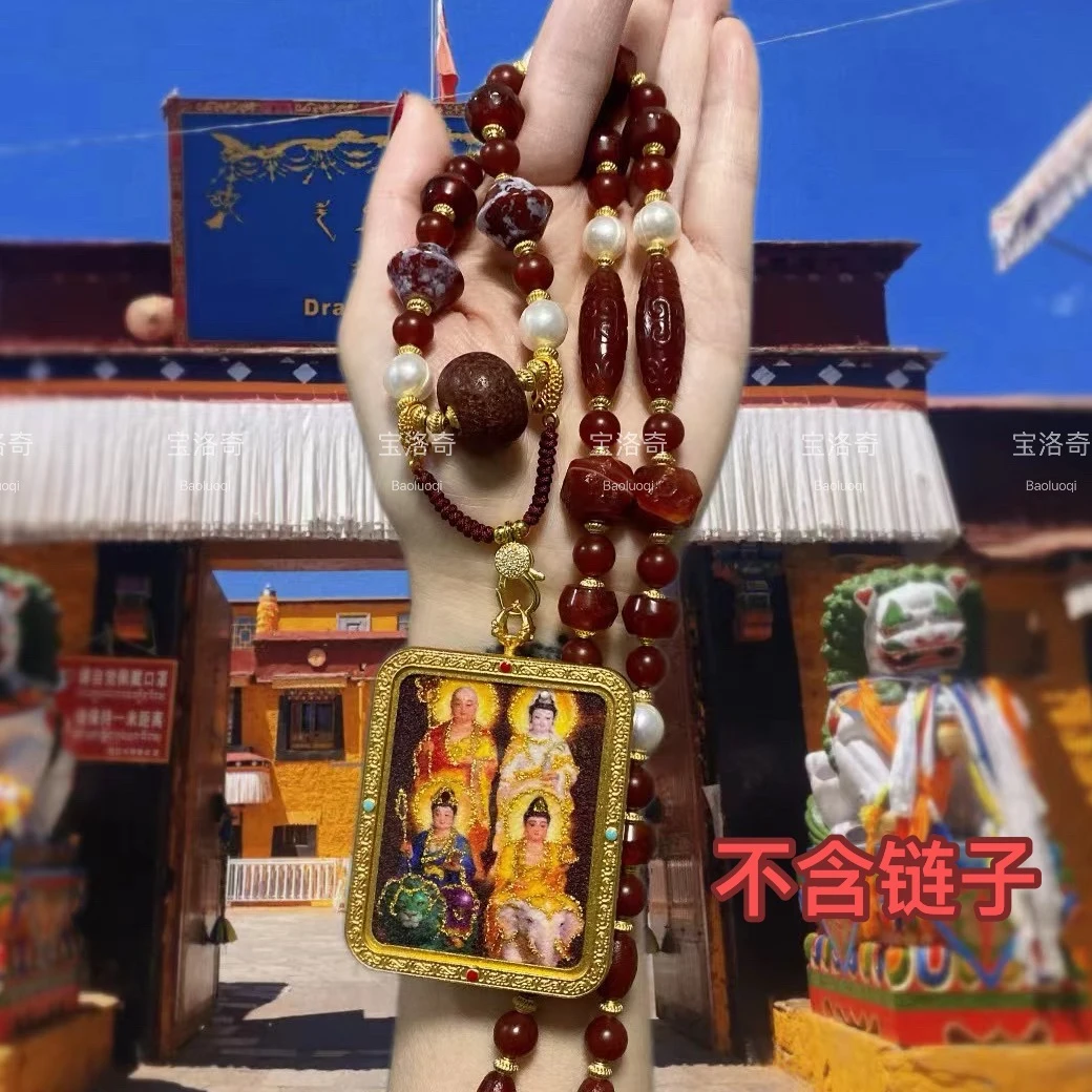 宝洛奇BLQTK-309 布达万愿四大菩萨宝生如来CC镇双面手工砂金绘