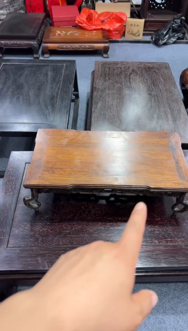 木踩珠造型腿器型小桌