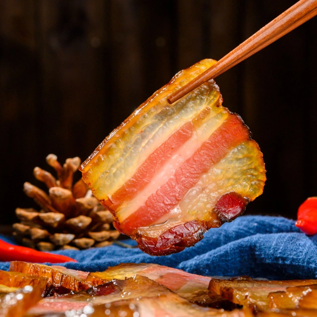 【向威专属】湖南特产湘西农家柴火烟熏腊肉平板