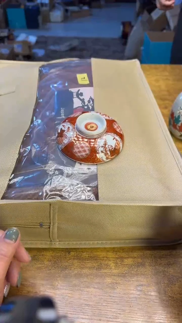 瓷器瓷器瑕疵脏旧12枕碗
