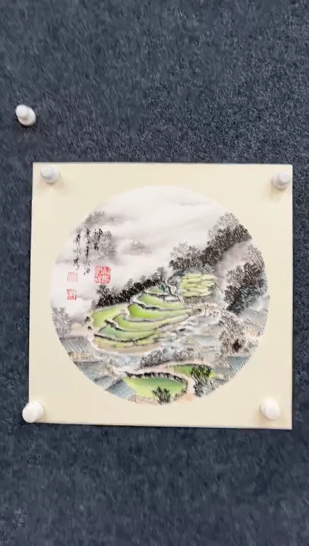 【闪购商品】国画2.19-杨成喜-斗方山水-54