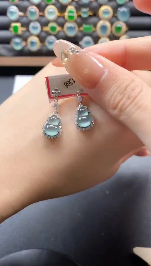 银S925镶嵌戒指翡翠51151