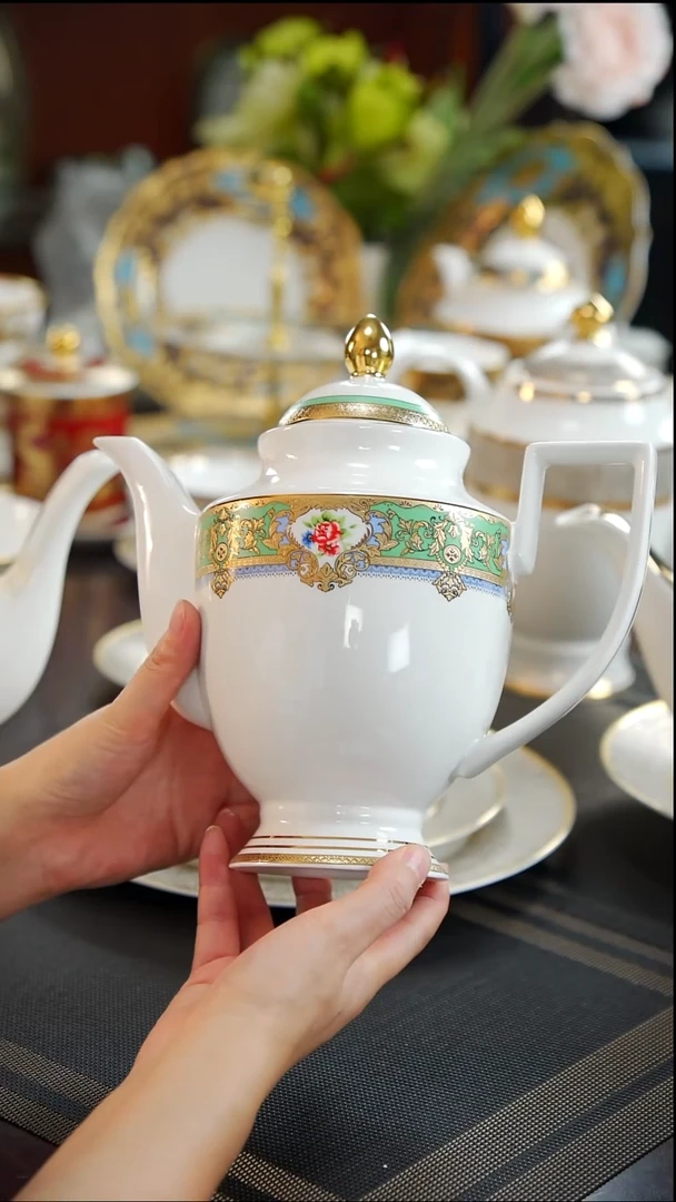 瓷片茶壶1个  福利款