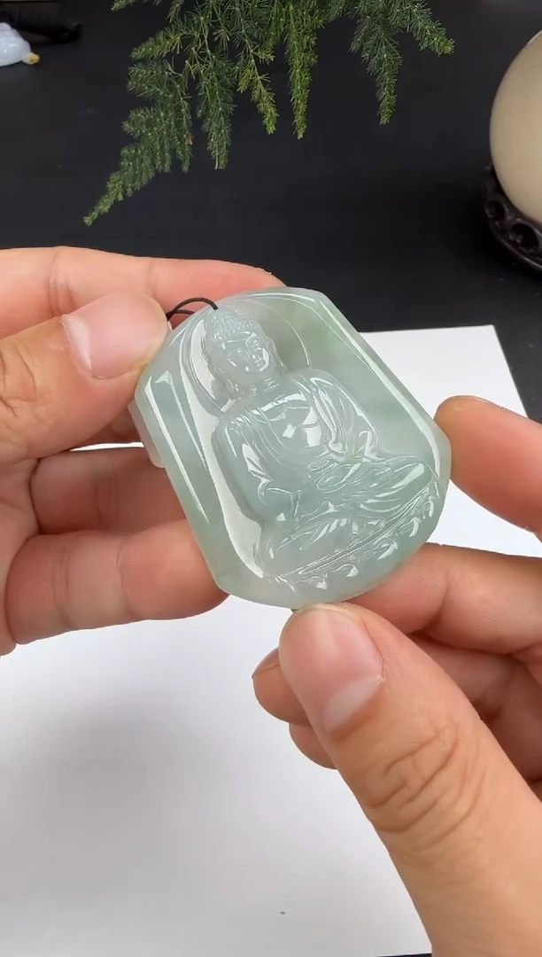 吊坠(不含链)未镶嵌翡翠翡翠饰品-187