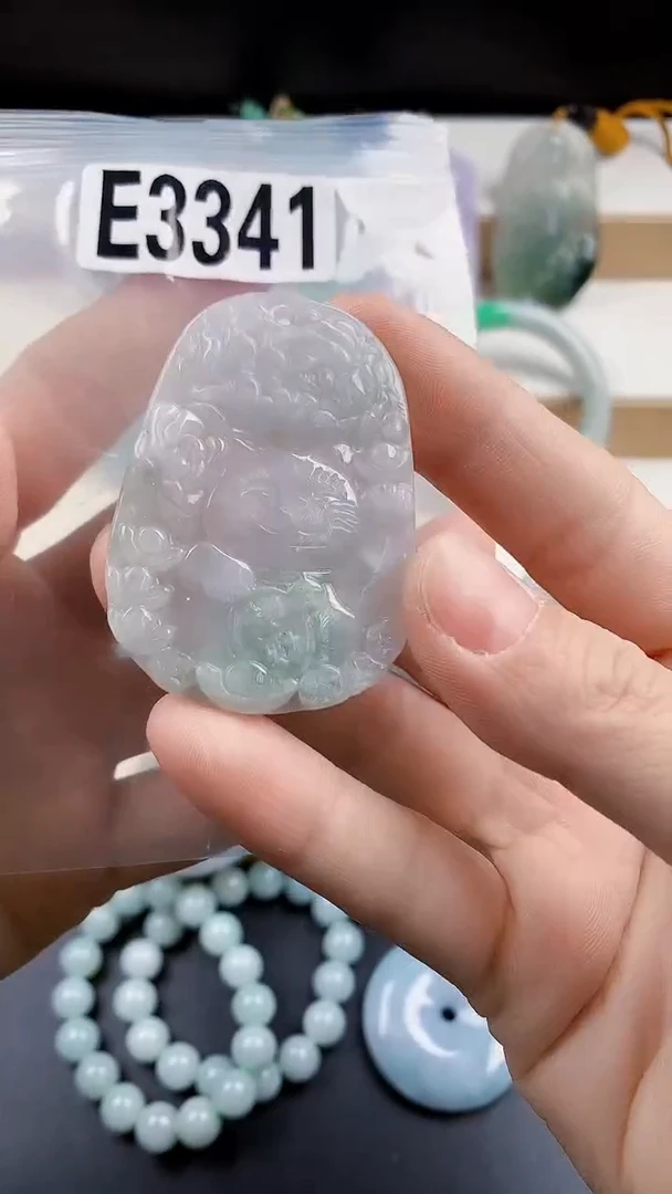 颈饰未镶嵌翡翠天然翡翠吊坠挂件