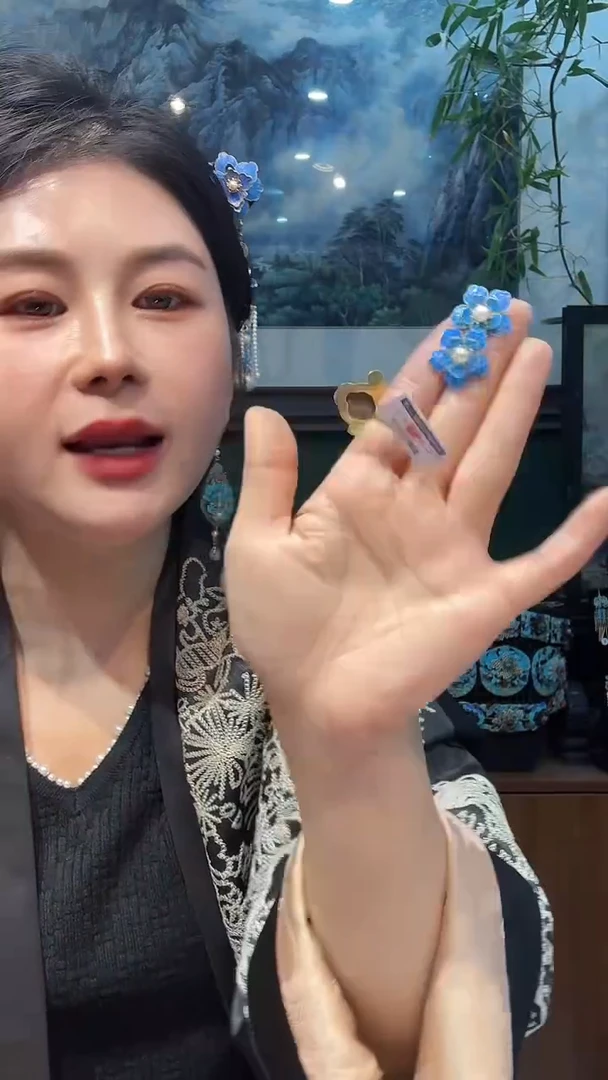 大理石铁合金非遗手工首饰