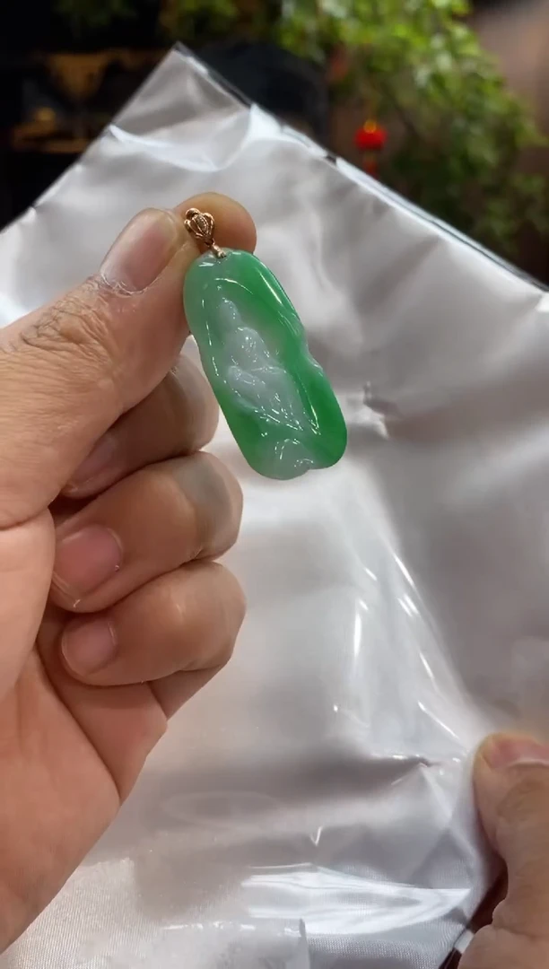 吊坠(不含链)未镶嵌翡翠dk742天然缅甸翡翠A货