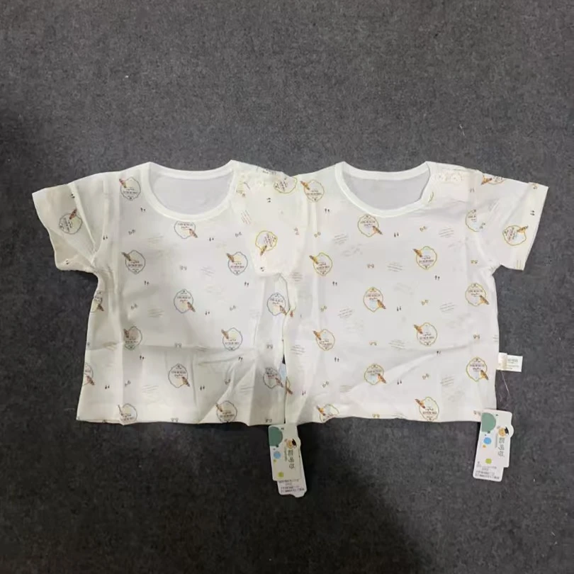 纯棉米白 肩钮衫