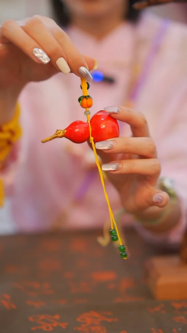 452非遗漆手艺工天然葫芦文玩福禄