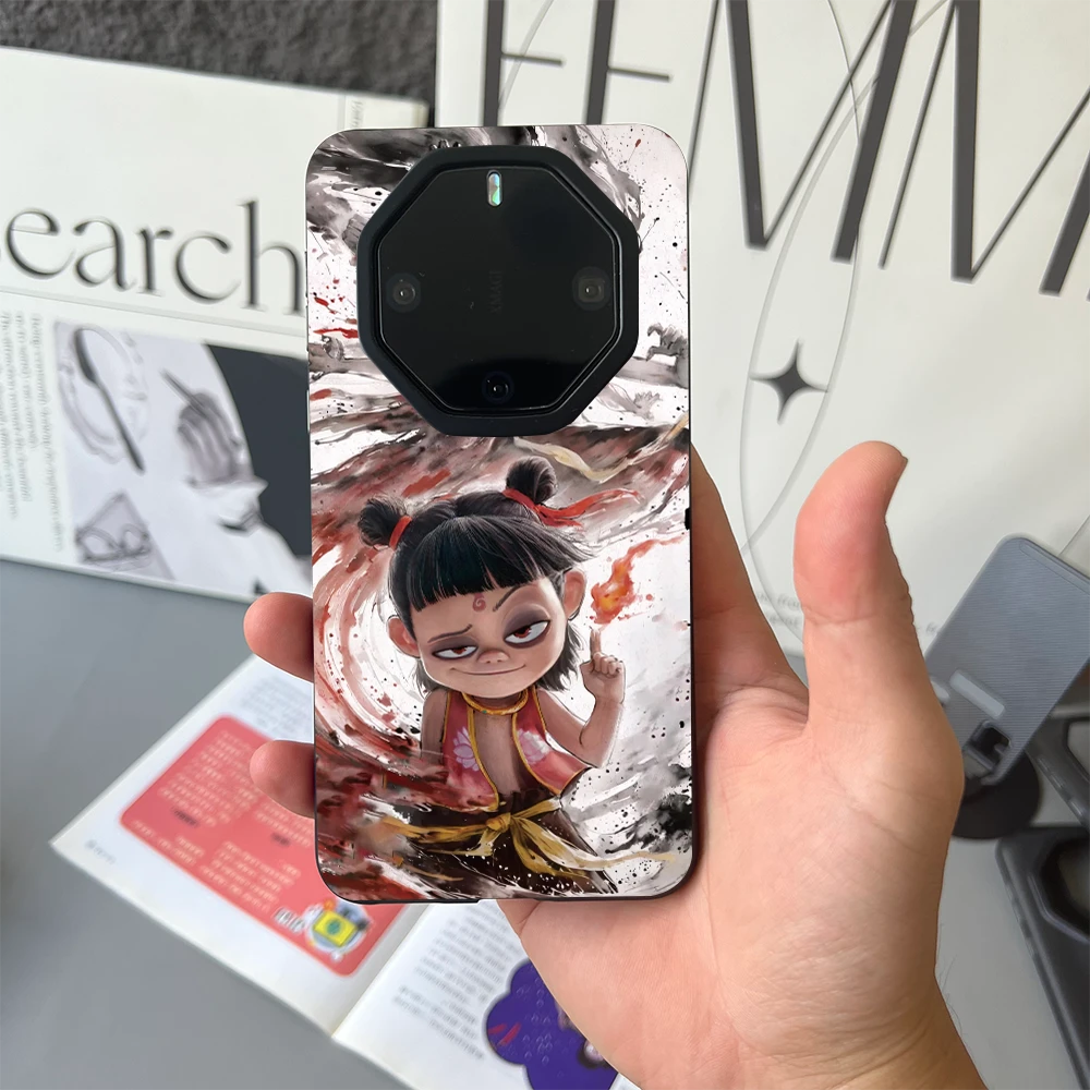 哪吒适用华为mate60rs非凡大师手机壳保时捷全包抗指纹防摔软壳子