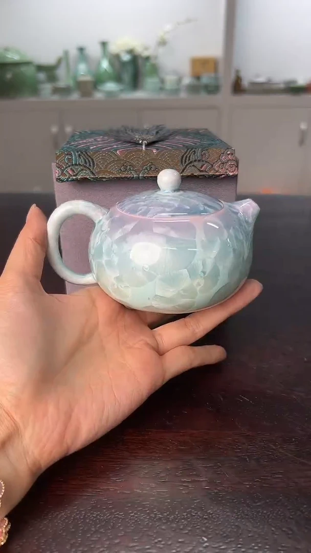 龙泉云间青瓷小米茶器