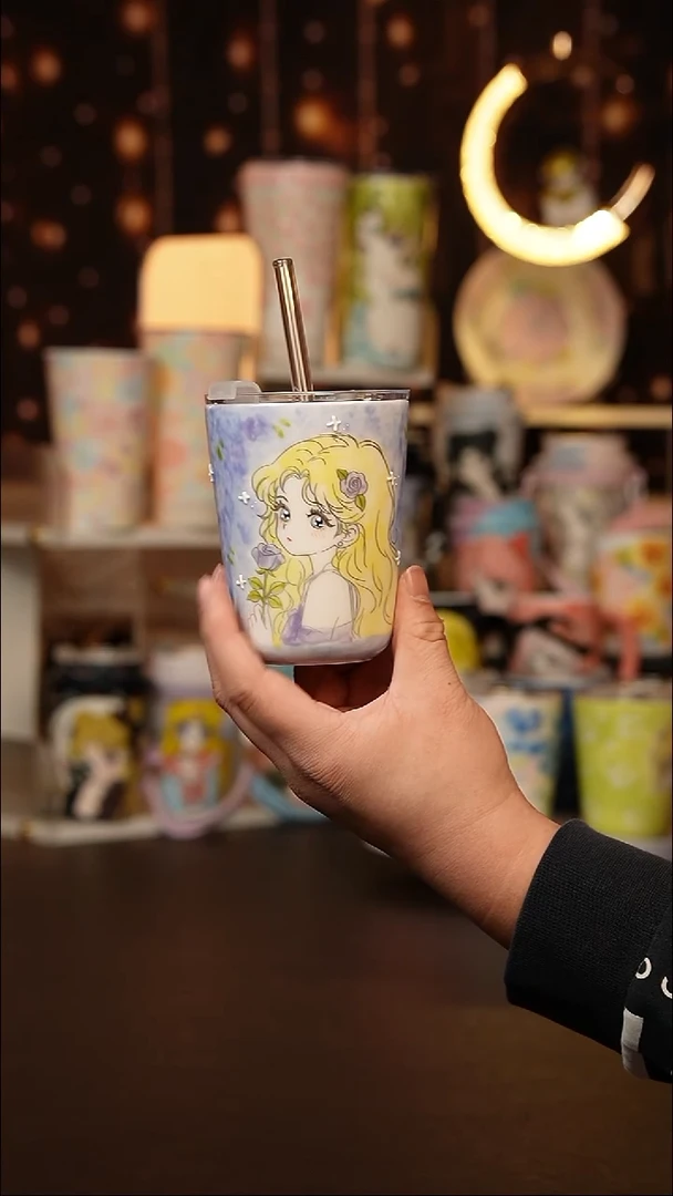 (玉泥）景德镇手工手绘文创陶瓷杯