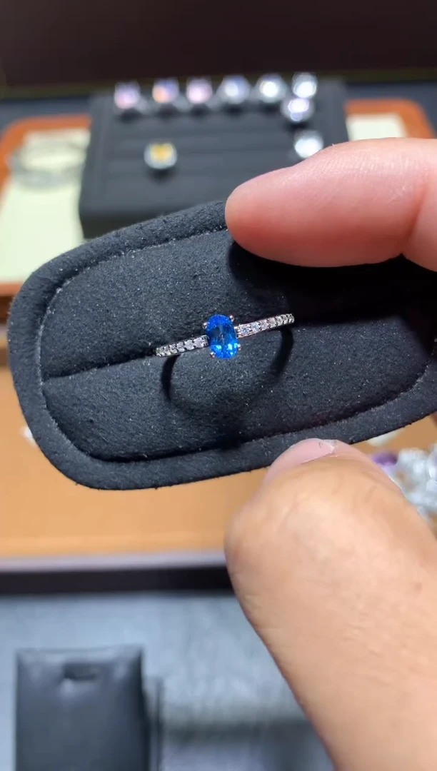 未镶嵌戒指托帕石R65【多样性发其一】