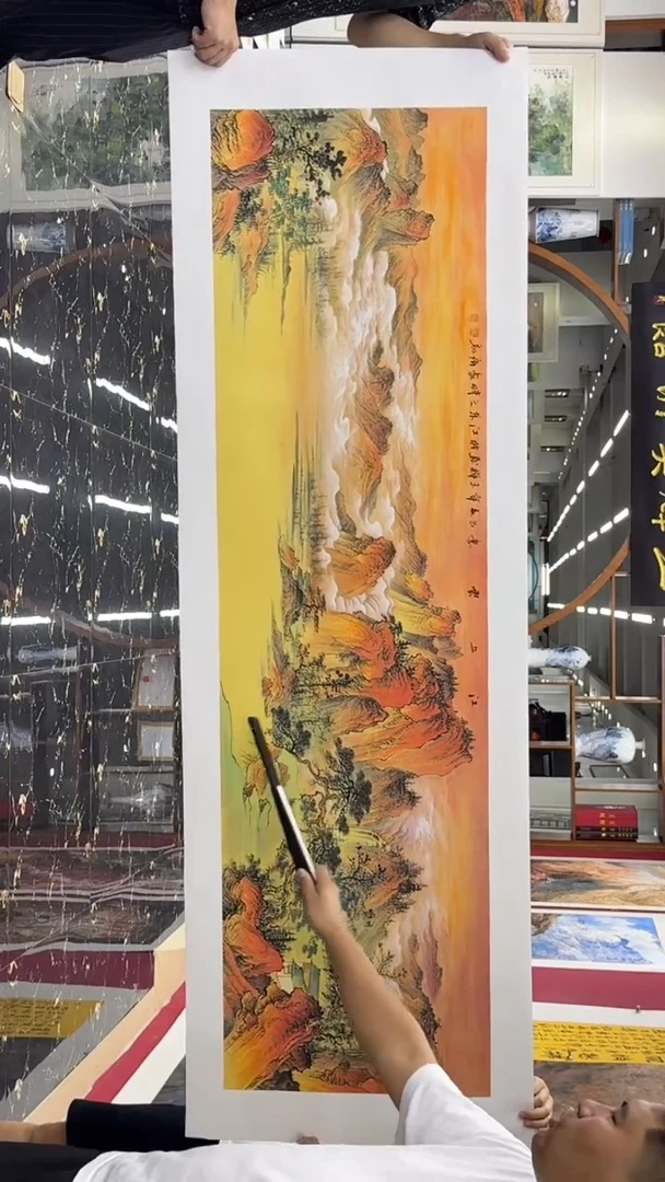 国画国画绘画山水花鸟