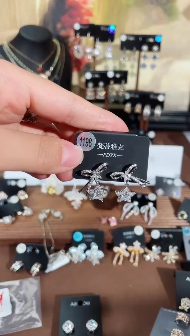 铜合金合成立方氧化锆925银梵1198